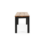 Lindsey Outdoor Modern Industrial Acacia Wood Picnic Set by Christopher Knight Home