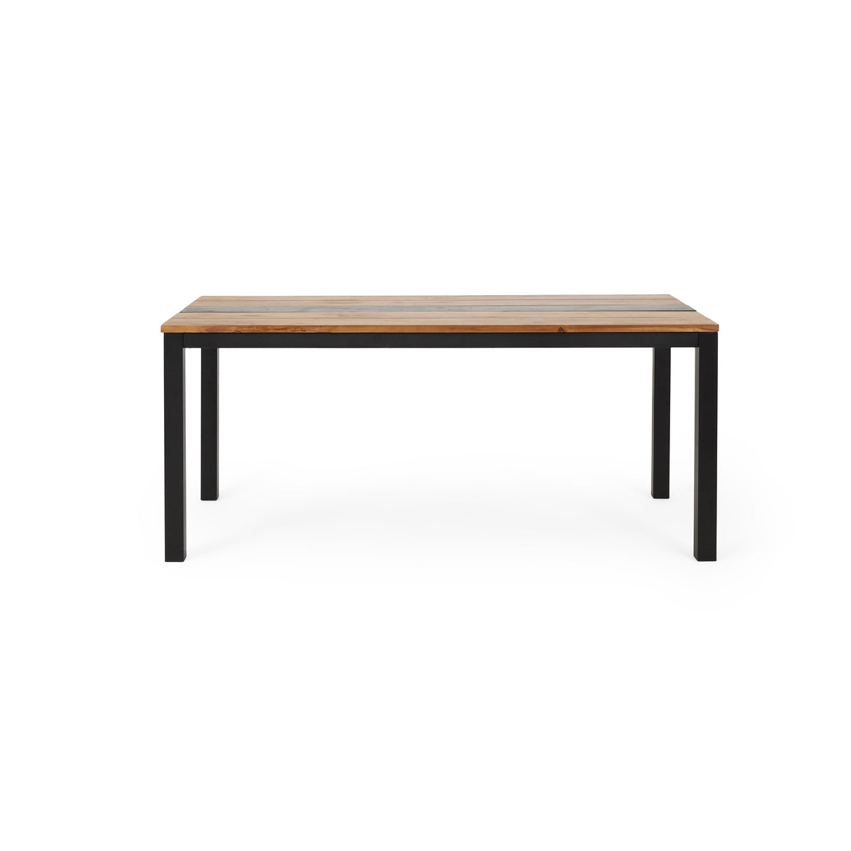 Lindsey Outdoor Modern Industrial Acacia Wood Picnic Set by Christopher Knight Home