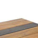 Lindsey Outdoor Modern Industrial Acacia Wood Picnic Set by Christopher Knight Home