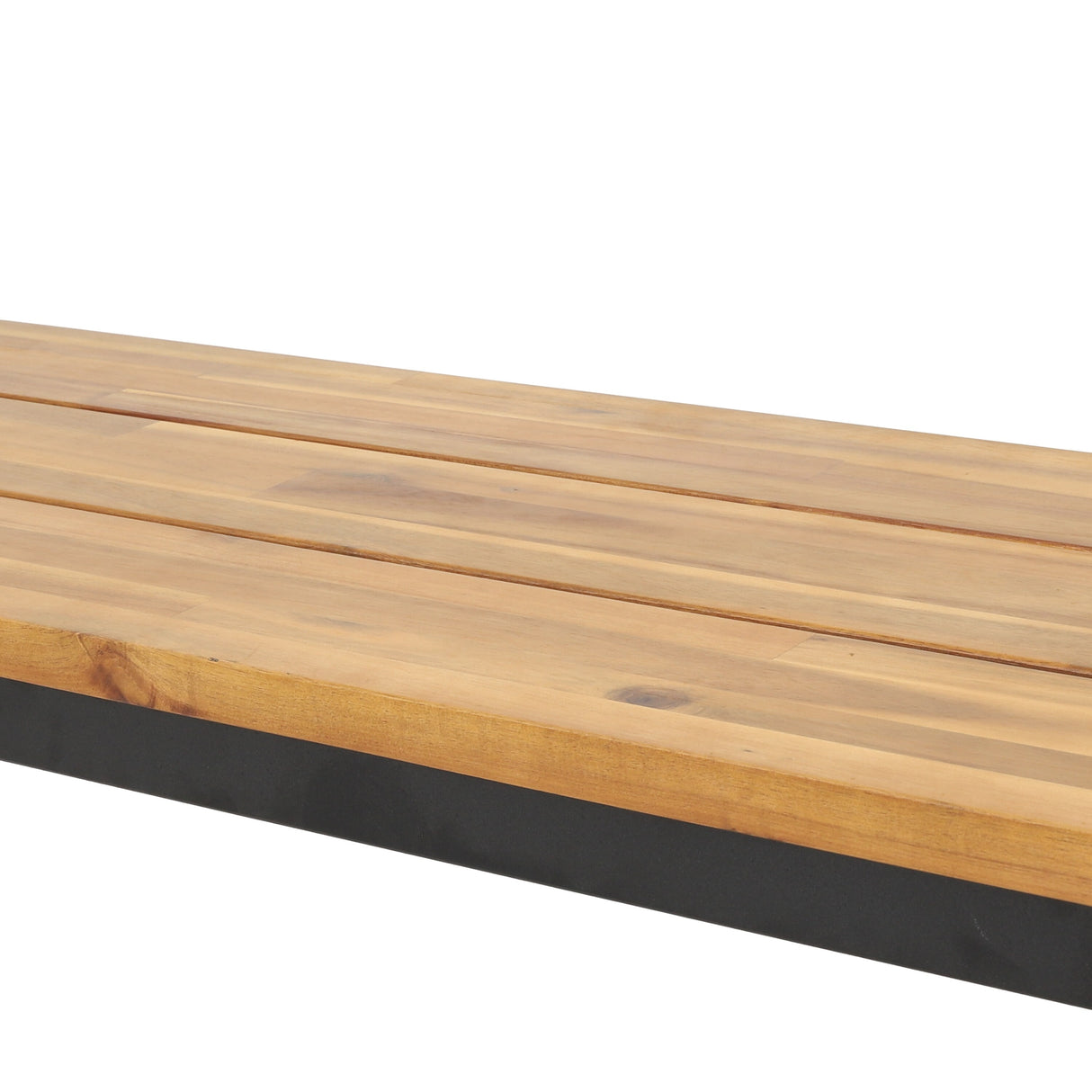 Lindsey Outdoor Outdoor Modern Industrial Acacia Wood Bench by Christopher Knight Home