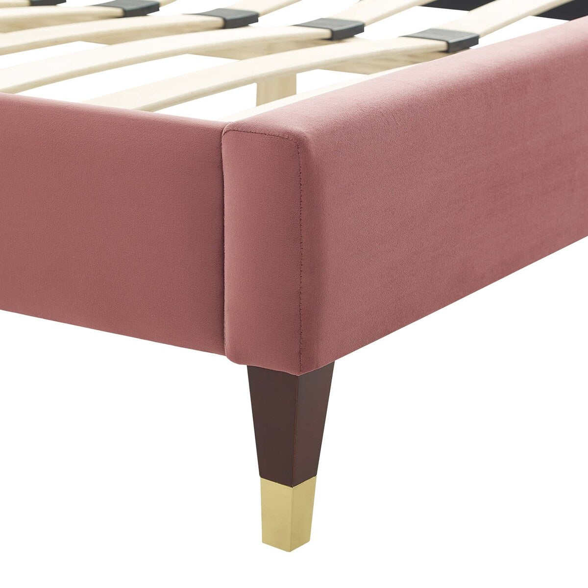 Lindsey Performance Velvet Queen Platform Bed