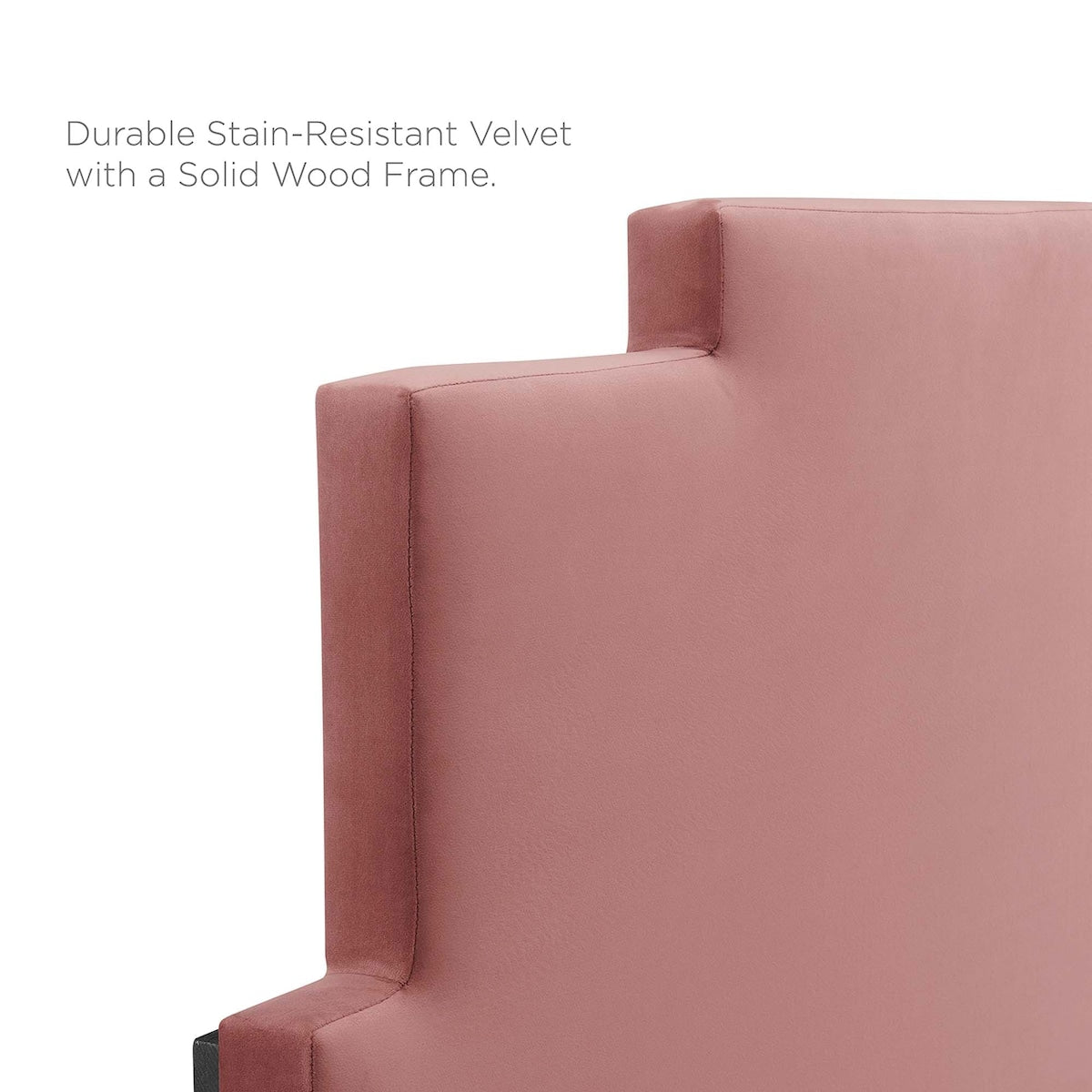 Lindsey Performance Velvet Queen Platform Bed