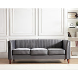 Line Tufted Square Design Sofa