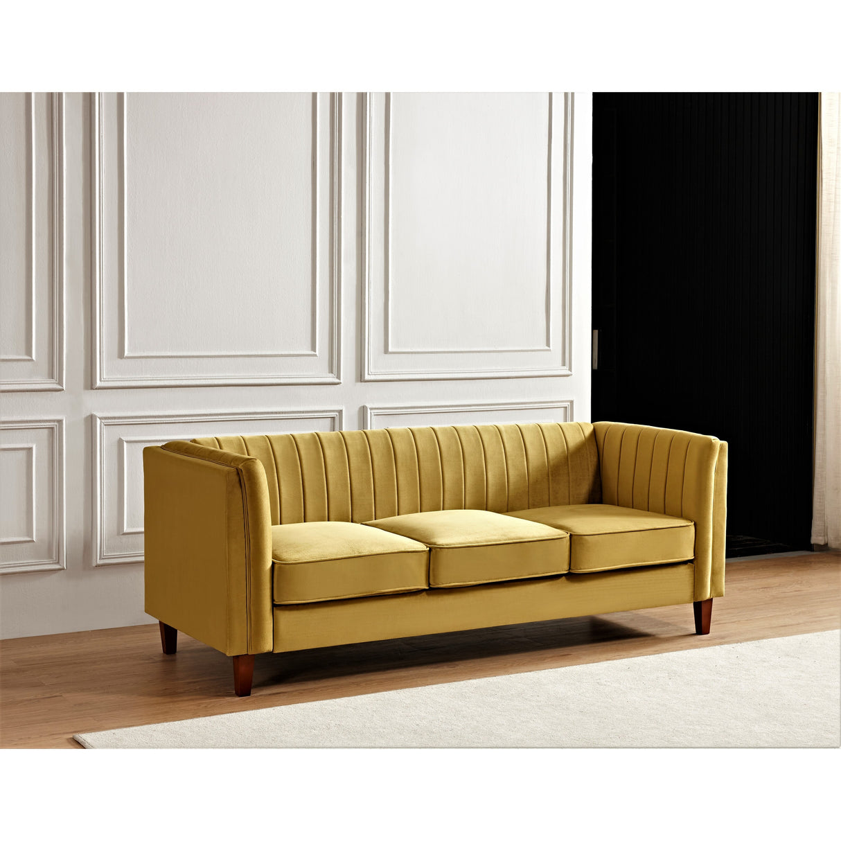 Line Tufted Square Design Sofa