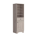 Linen Cabinet With One Drawer And One Cabinet