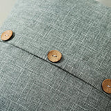 Linen Decorative Throw Pillow Covers Set of 2,Square Cushion Case with