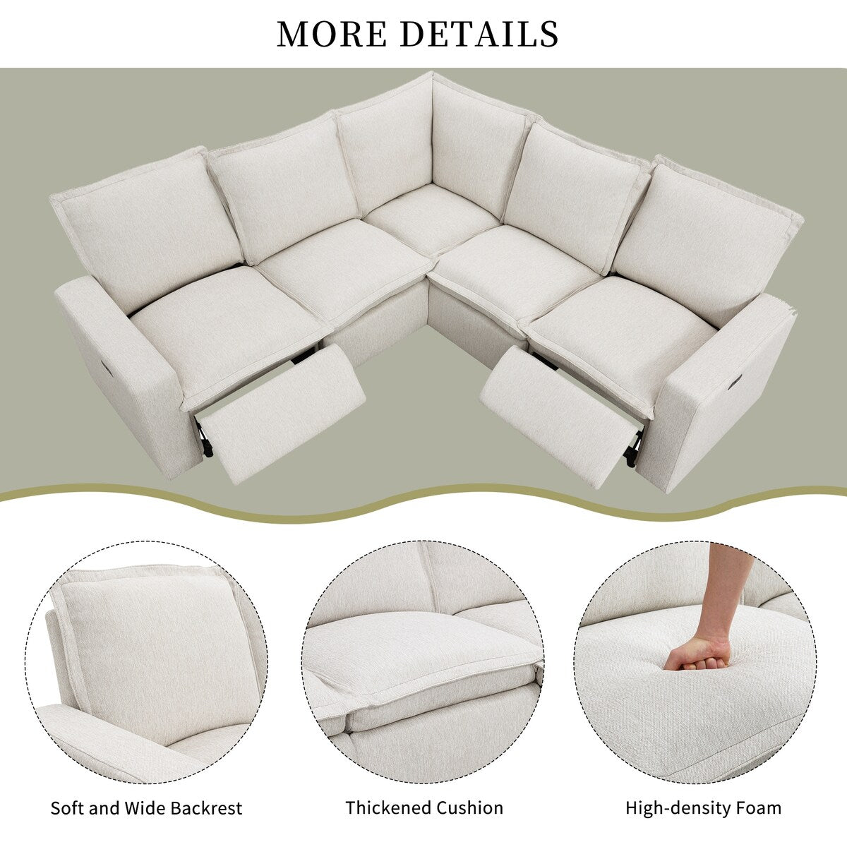Signature Design by Ashley Alzena Gunsmoke Reclining Power Sofa Overstock