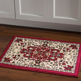 Linon Elegance Isphahan Red Rug