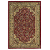 Linon Elegance Isphahan Red Rug
