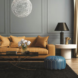 Linon Flokati Super Heavy Black Area Rug (9' x 12') - 9' x 12'