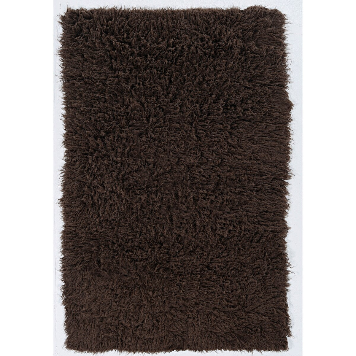 Linon Flokati Super Heavy Cocoa Area Rug (7' x 10') - 7' x 10'