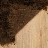 Linon Flokati Super Heavy Cocoa Area Rug (7' x 10') - 7' x 10'