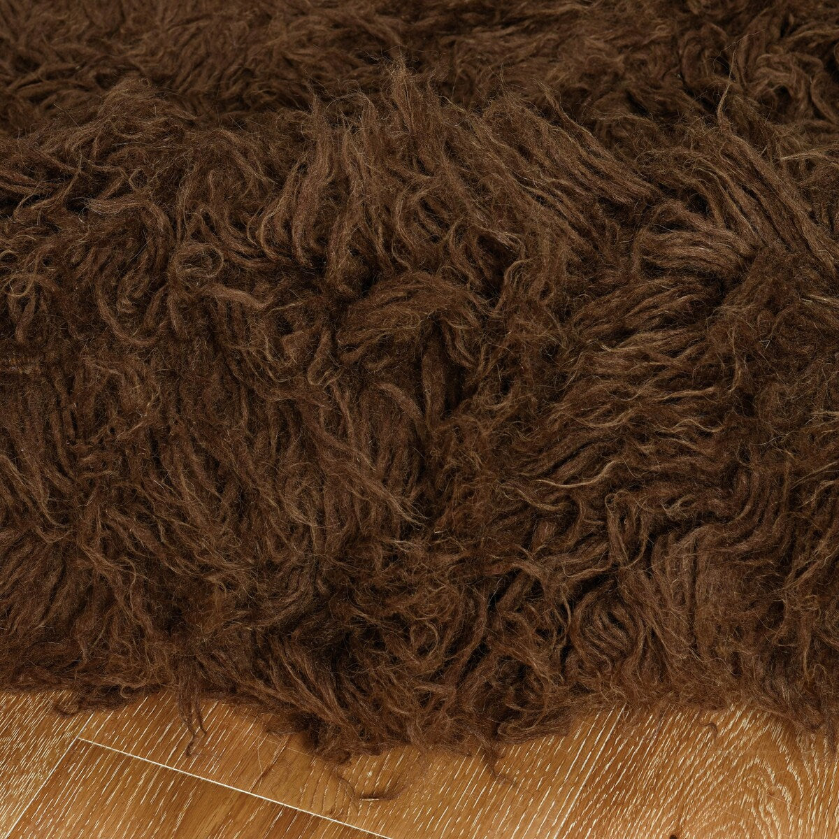 Linon Flokati Super Heavy Cocoa Area Rug (7' x 10') - 7' x 10'