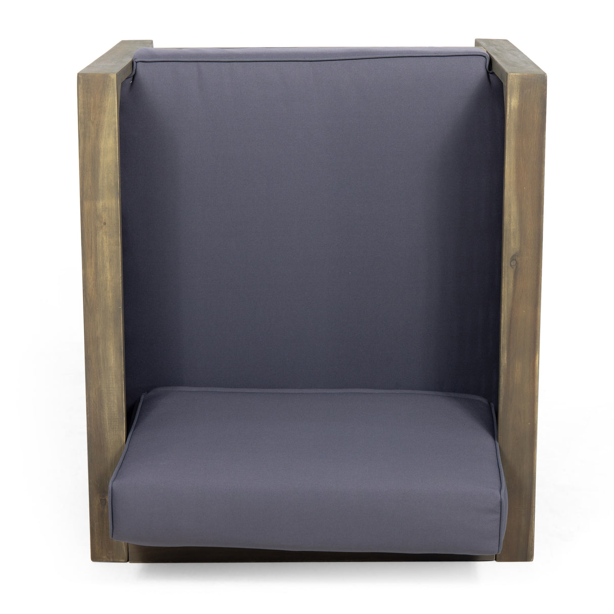 Linwood Outdoor Acacia Wood and Wicker Club Chair by Christopher Knight Home - N/A