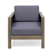 Linwood Outdoor Acacia Wood and Wicker Club Chair by Christopher Knight Home - N/A