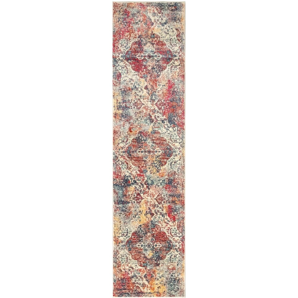 Liora Manne Antiquity Floral Medallion Indoor Rug Ivory