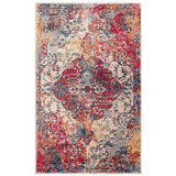 Liora Manne Antiquity Floral Medallion Indoor Rug Ivory