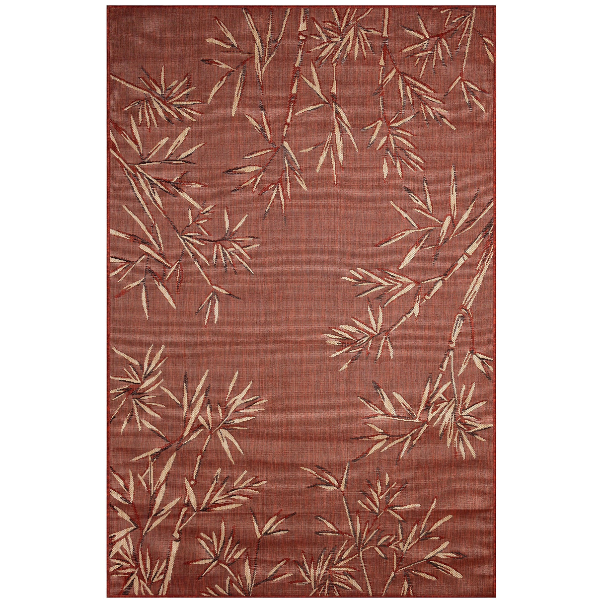 Liora Manne Carmel Bamboo Border Indoor/Outdoor Area Rug