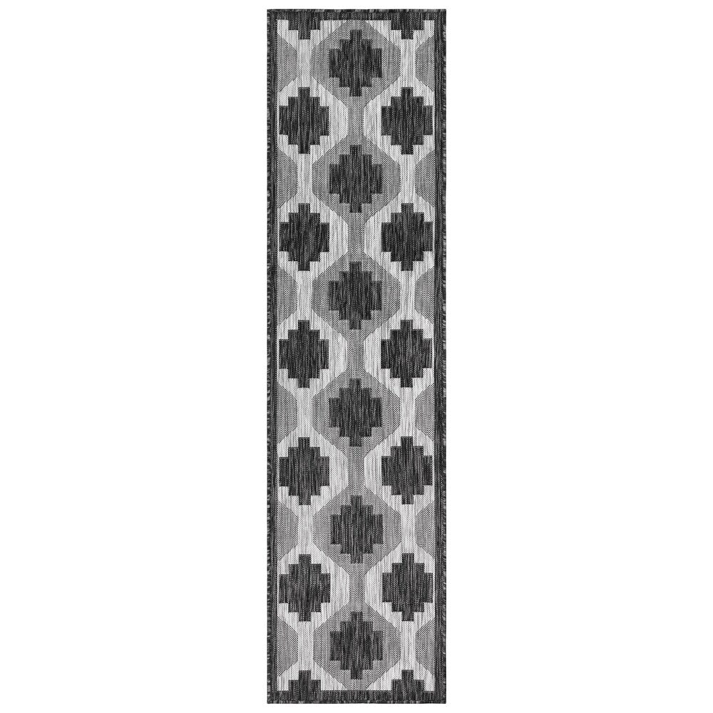 Churchill Black Geo Indoor/ Outdoor Rug by Havenside Home