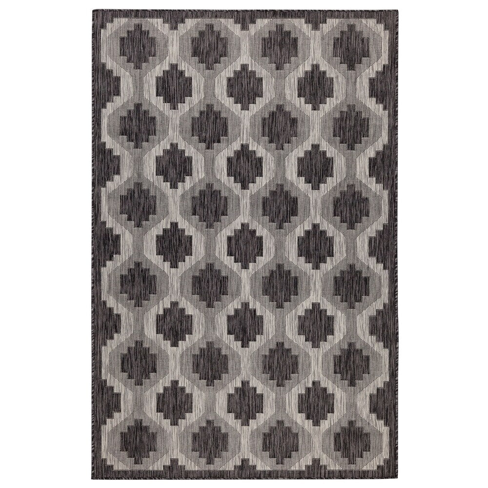 Churchill Black Geo Indoor/ Outdoor Rug by Havenside Home