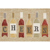 Liora Manne Frontporch Cheers Indoor/Outdoor Rug Rose 24"X36"