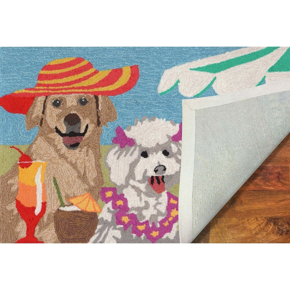 Liora Manne Frontporch Sassy Lassies Indoor/Outdoor Rug Bright 20"X30"