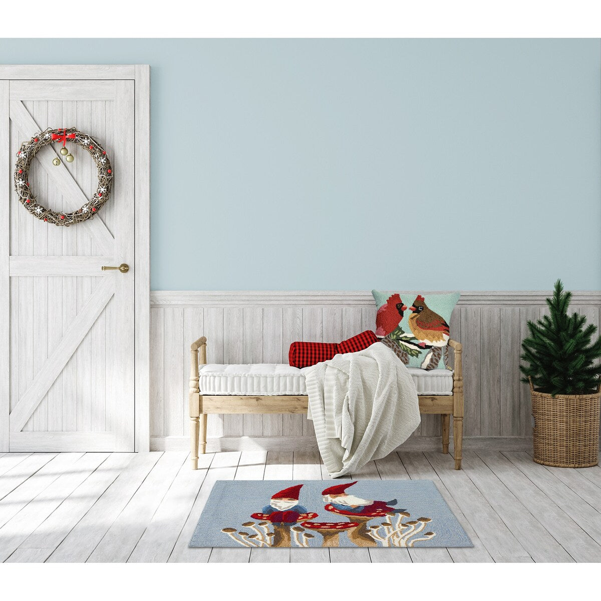 Liora Manne Frontporch Welcome Gnome Indoor/Outdoor Rug