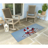 Liora Manne Frontporch Welcome Gnome Indoor/Outdoor Rug