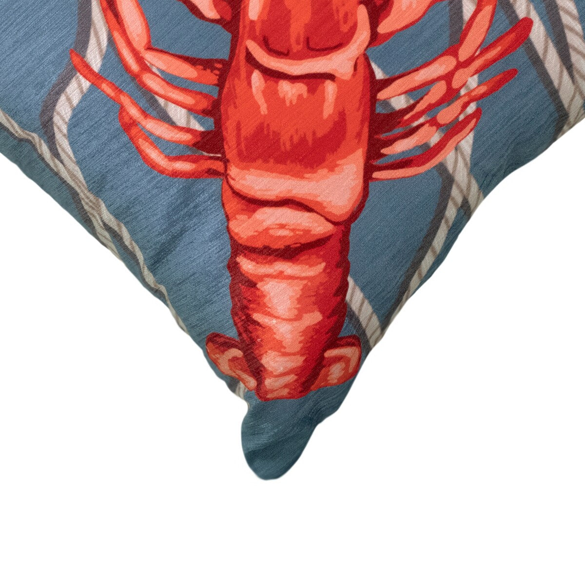 Liora Manne Illusions Lobster Net Indoor/Outdoor Pillow