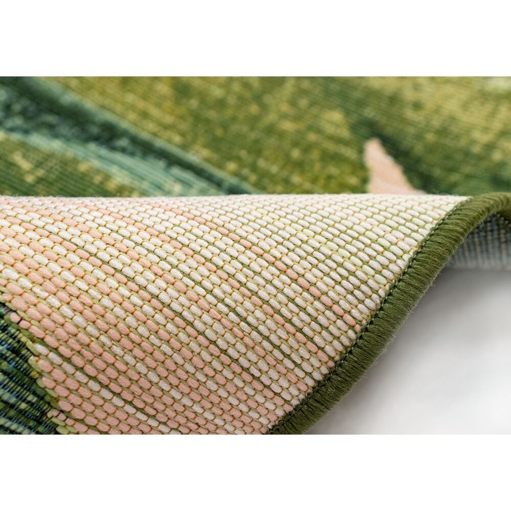 Liora Manne Marina Tropical Leaf Indoor/Outdoor Rug