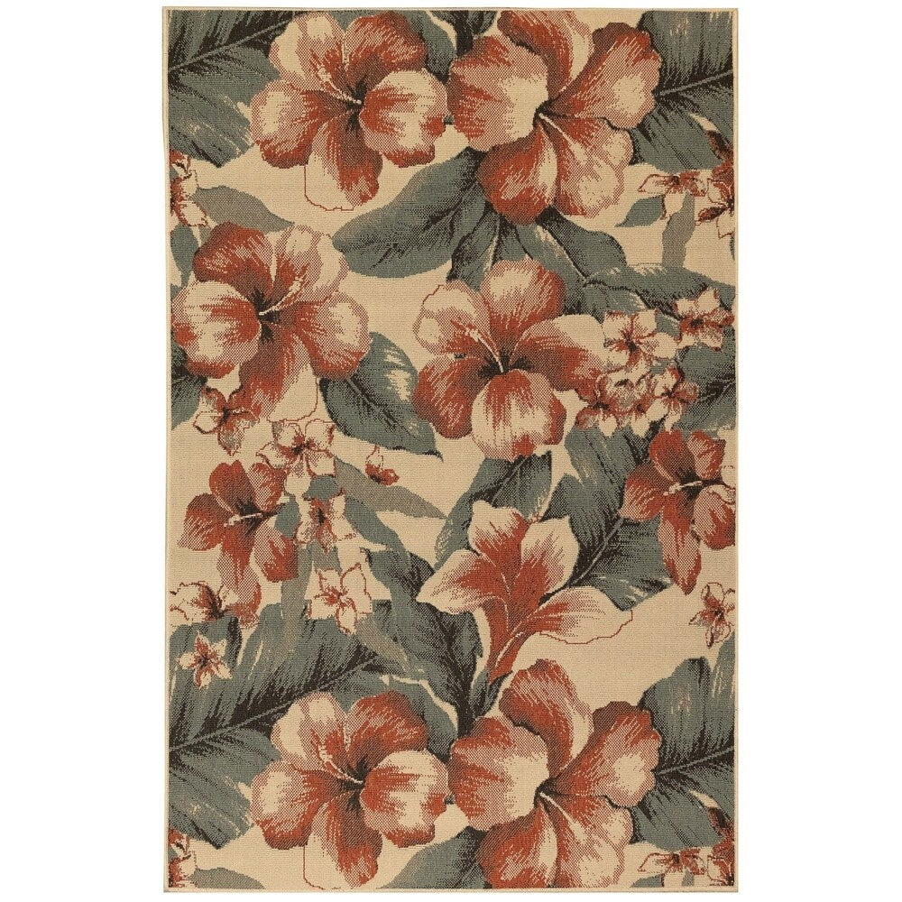 Liora Manne Riviera Tropical Flower Indoor/Outdoor Rug