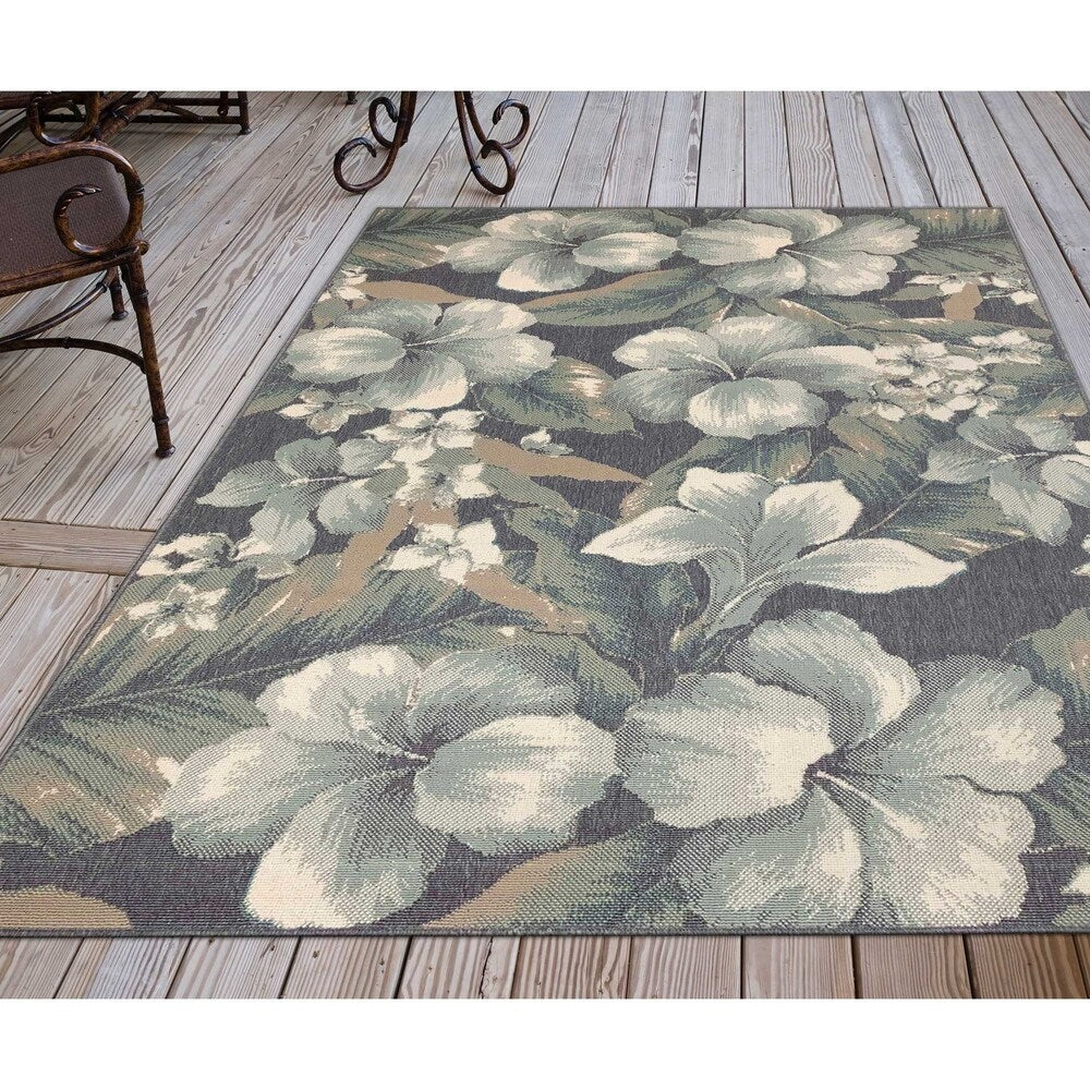 Liora Manne Riviera Tropical Flower Indoor/Outdoor Rug