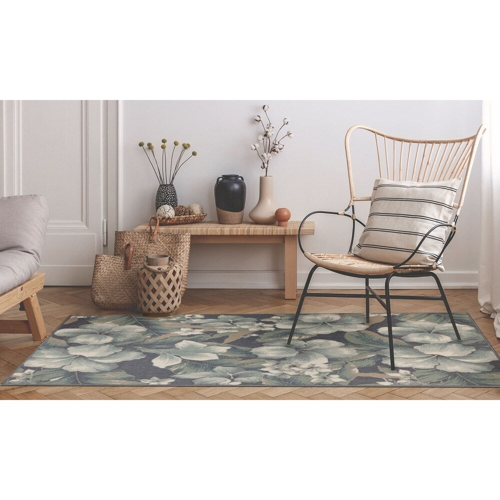 Liora Manne Riviera Tropical Flower Indoor/Outdoor Rug