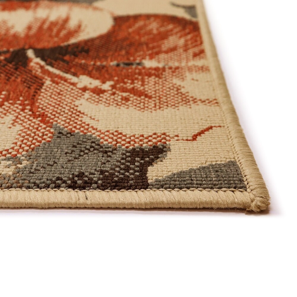 Liora Manne Riviera Tropical Flower Indoor/Outdoor Rug
