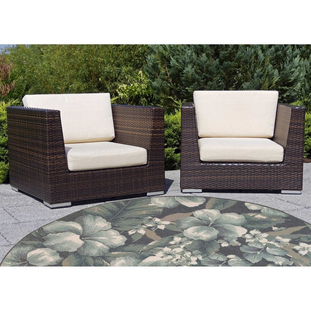 Liora Manne Riviera Tropical Flower Indoor/Outdoor Rug