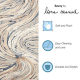 Liora Manne SAVOY Big Wave Indoor Area Rug