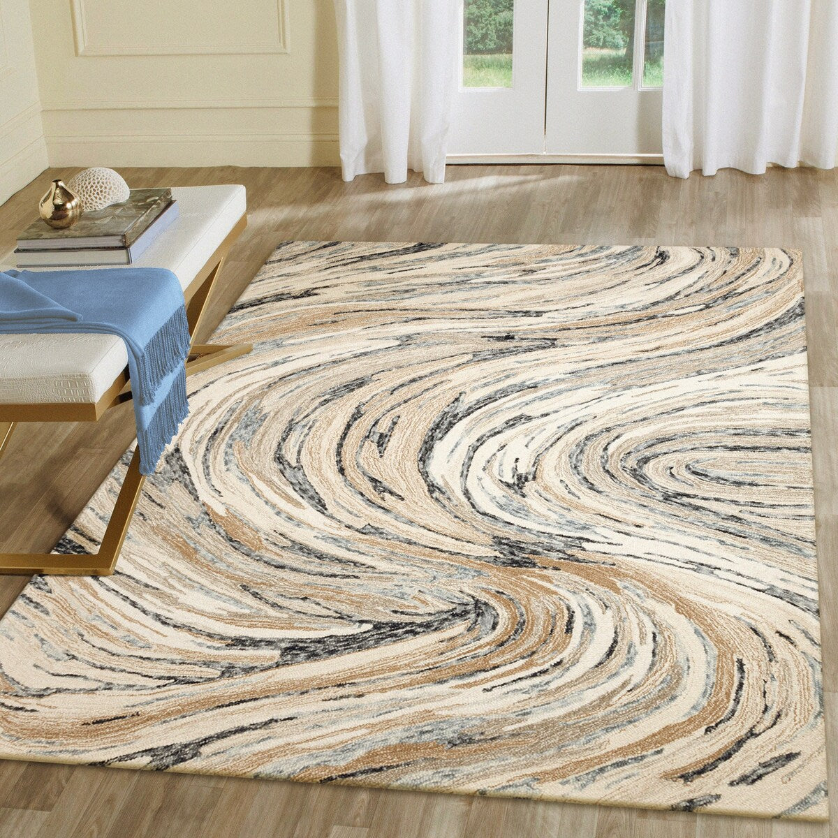 Liora Manne SAVOY Big Wave Indoor Area Rug