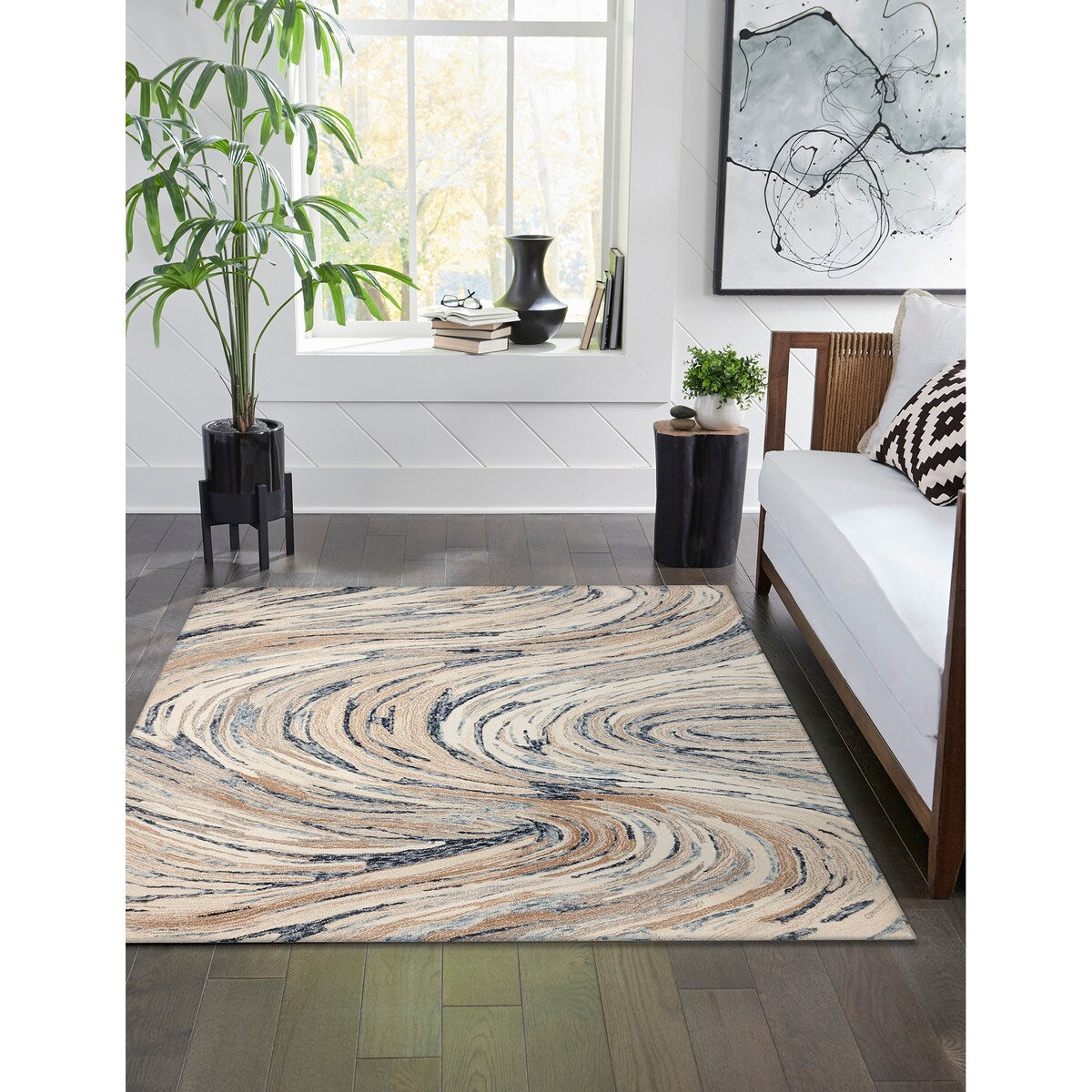 Liora Manne SAVOY Big Wave Indoor Area Rug