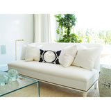 Liora Manne Visions II Ornamental Knot Indoor/Outdoor Pillow Navy 12"X20"