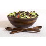 Lipper International 294-2WN Walnut Matte Bowl