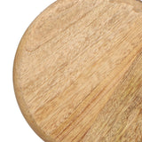 Lippert Boho Handcrafted Mango Wood Hurricane Candle Holder by Christopher Knight Home - 6.50" L x 6.50" W x 10.25" H