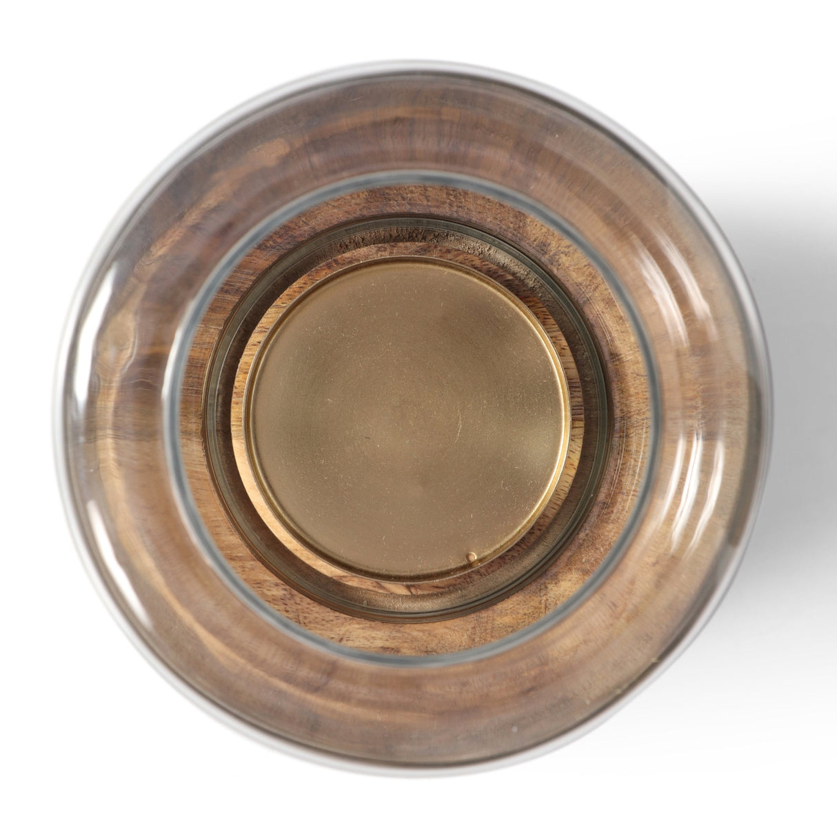 Lippert Boho Handcrafted Mango Wood Hurricane Candle Holder by Christopher Knight Home - 6.50" L x 6.50" W x 10.25" H