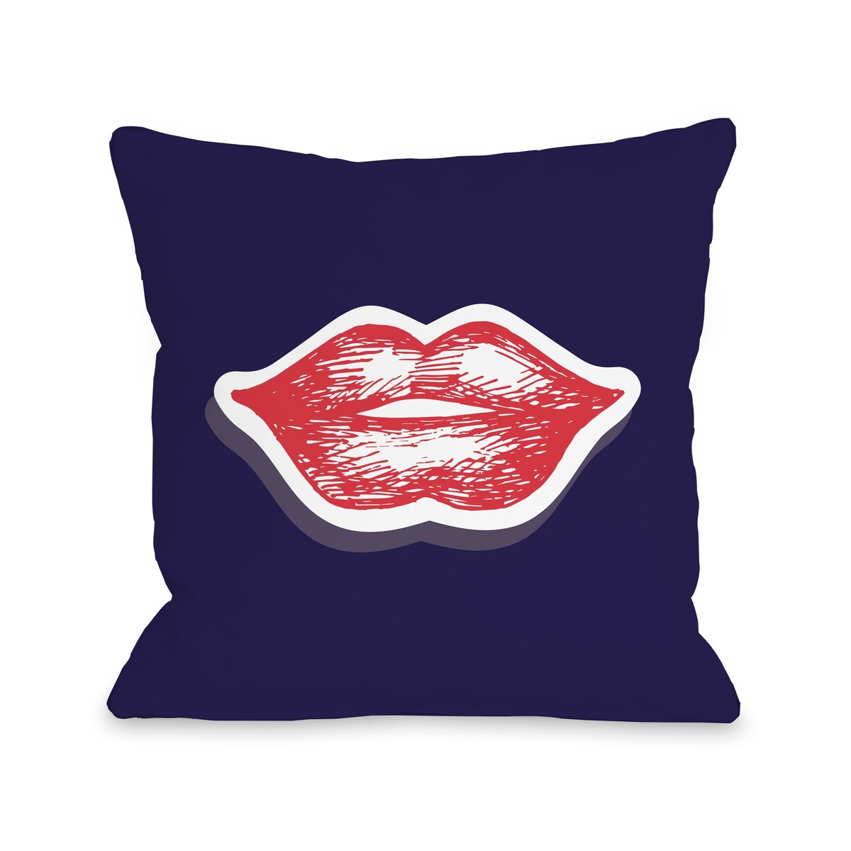 Lips - Throw Pillow