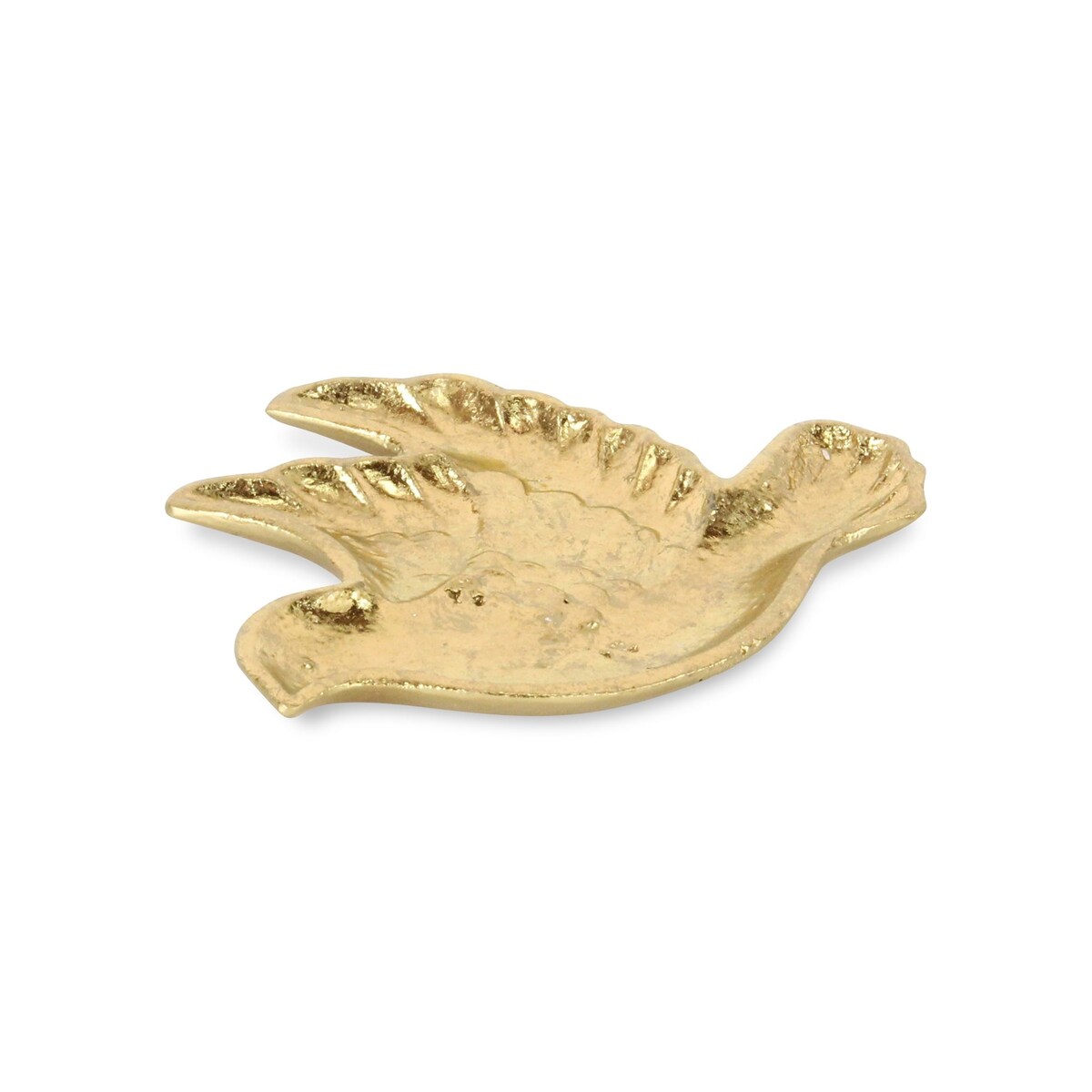 Lirondelle Gold Cast Iron Dove Decor Dish