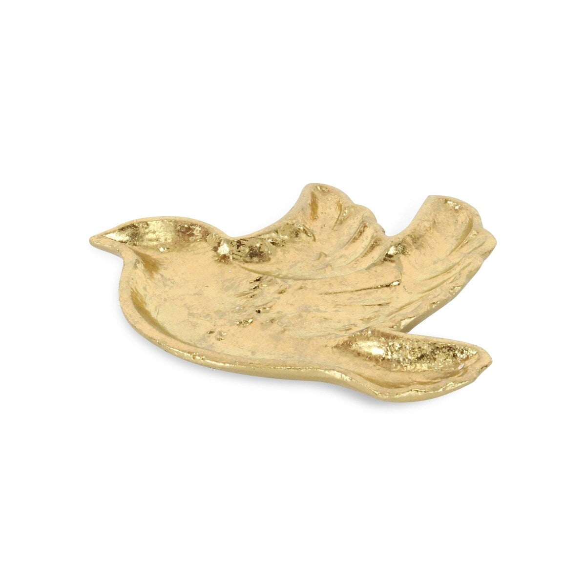 Lirondelle Gold Cast Iron Dove Decor Dish