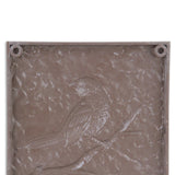 Lirondelle White Metal Swallow Themed Two Tone Wall Art