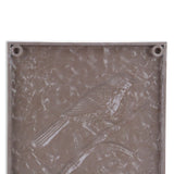 Lirondelle White Metal Swallow Themed Two Tone Wall Art