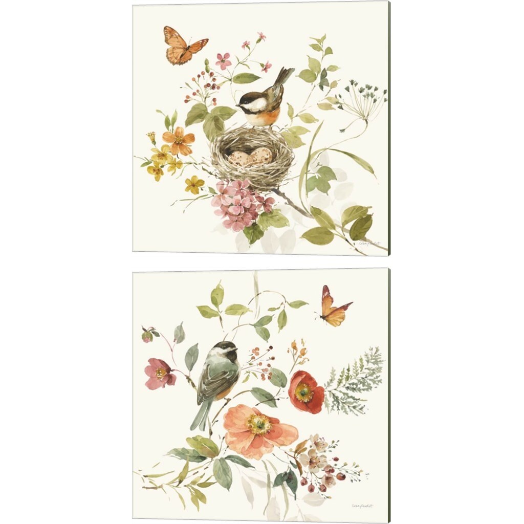 Lisa Audit 'Blessed by Nature A' Canvas Art (Set of 2)