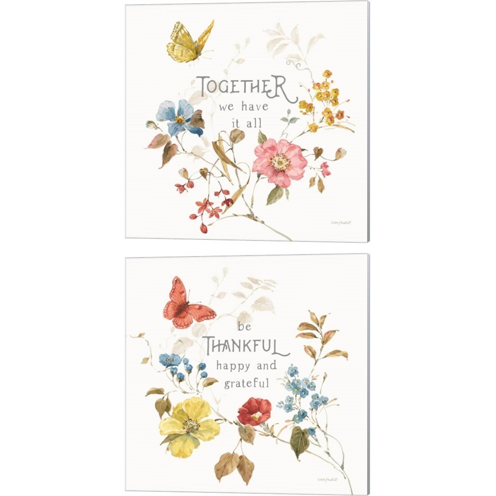 Lisa Audit 'Countryside C' Canvas Art (Set of 2)