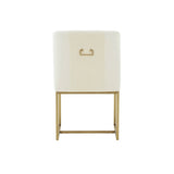 Lisa Pleated Velvet Dining Chair By Inspire Me! Home Decor